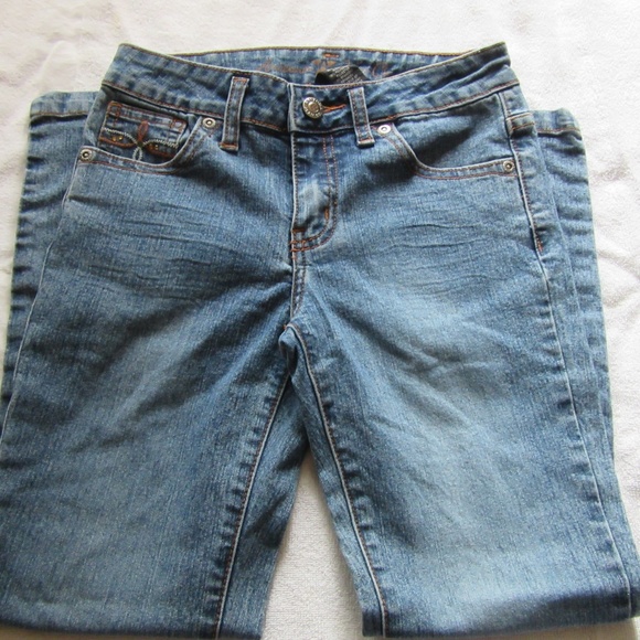 ARIZONA JEAN CO Gril's Jeans Size 8 REG - Picture 3 of 4